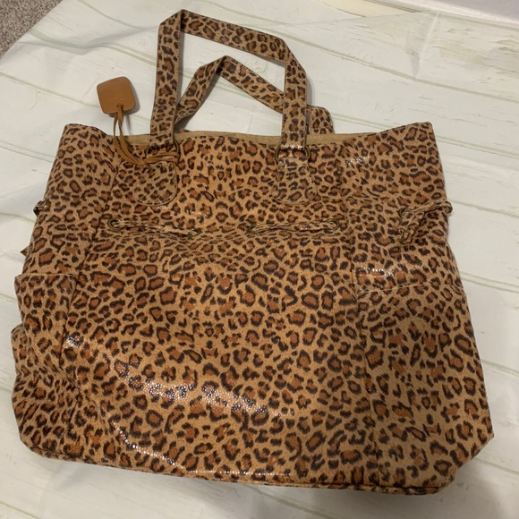 Neiman Marcus Cheetah Animal Print Purse Tote - Picture 1 of 4